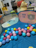 可折叠宝宝海洋球池儿童游戏池婴儿童彩色球小投手球池+100球 实拍图