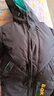 啄木鸟（TUCANO）高档袄羽棉绒服男中长款冬季加长加厚外套2025新款潮流修身中青年 9568超厚版黑绿高档人造棉升级款 L （105斤-120斤） 实拍图