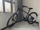 千里达（TRINX）M985ELITE山地自行车禧玛诺21速油压碟刹学生成人通勤上班单车 玄武黑- 21速 27.5*15寸 推荐:150-170cm左右 实拍图