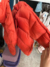 巴拉巴拉童装儿童羽绒服宝宝男女童2025冬装新款婴儿外套保暖上衣泡芙羽绒 红色小南瓜61003-白鸭绒 110 （充绒量93g 适合3-5岁） 实拍图