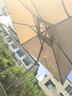 美蒂华府户外遮阳伞庭院伞 别墅花园太阳伞岗亭伞 露天阳台室外摆摊罗马伞 【特价款】2.2米方+180斤水箱 实拍图