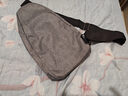 【运动腰包】跑步包男休闲斜挎包手机包防泼水健身包 灰色 实拍图