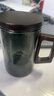 天喜（TIANXI）观山茶水分离杯玻璃高颜值办公室泡茶杯子耐高温过滤喝水茶道杯 【观山泡茶杯】青灰木把-500ml 实拍图