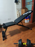 多德士多功能哑铃凳卧推凳家用健身器材全折叠健身椅训练飞鸟凳TK605 实拍图