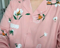 芬腾睡衣女5A抑菌纯棉春秋翻领开衫纯棉长袖睡衣女士家居服软棉棉 实拍图