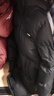 保姆鹅 儿童羽绒服长款巨厚高充绒防风保暖中大童宝宝冬装外套[NM2537] 炭黑 120 实拍图