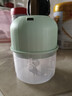 绞肉机小型打蒜器家用绞蒜切蒜器多功能辅食料理机电动蒜泥神器蒜蓉机自动切菜机压蒜器 浅绿色- 0.26L （升级大电机） 实拍图