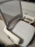 点萤 电脑椅家用弓形办公椅久坐舒适人体工学习椅大学生宿舍网布透气 DNY-84加大白框白架灰网+乳胶 实拍图