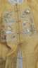 重回汉唐溶溶月竖领对襟袄马面裙套装原创明制汉服女款秋冬款 浅黄色竖领对襟袄/预售 付款45天 L 实拍图