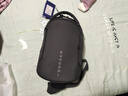 欧格单肩斜挎包男士胸包ipad大容量多功能跨包腰包休闲运动时尚 【大号】典雅黑 实拍图
