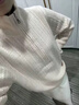 CALCULAT&KEEN立领加厚100%纯羊毛衫女高翻领半拉链麻花软糯毛衣宽松扭花针织衫 原绒米 L 【建议115-135斤】 实拍图