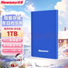 纽曼（Newsmy） 1TB 移动硬盘机械 Type-C接口 明月时尚版系列 USB3.1 2.5英寸 宝石蓝 118M/S 极速传输 实拍图