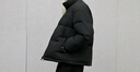 GXG男装 简约内里撞色立领面包服男士轻蓬羽绒服外套 秋冬新品 黑色 L 晒单实拍图