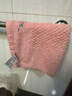洁丽雅（Grace）毛巾家纺 纯棉绣花简约素雅方巾四条装 红*兰*白*灰各一条 实拍图