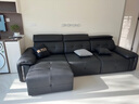 酷比得电动沙发床意式极简三人位小户型多功能伸缩真皮沙发客厅 【接触面】S级头层牛皮三人位3.1米.三功能 实拍图