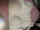 欧迪芬羊绒蚕丝保暖背心女带胸垫内衣女磨毛秋冬无痕内穿打底免穿文胸XL 实拍图