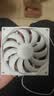 ID-COOLING9CM薄扇 白色无光机箱风扇  PWM温控 可适用ITX下压式电脑散热器风扇9015规格 TF-9215-W 实拍图