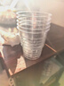 洁日邦航空杯240ml*50只一次性水杯加厚硬塑料耐高温透明台阶式户外便携 实拍图