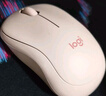 罗技（Logitech）M196 无线蓝牙鼠标 办公鼠标 笔记本商务办公家用 小巧便携 对称手型 珍珠白 实拍图