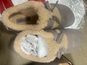 百丽（Belle）喵喵吐司毛毛勃肯鞋女冬季新款加绒棉鞋雪地靴B2829DM5 灰色 36 (230mm) 实拍图
