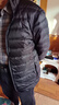 啄木鸟 轻薄羽绒服男短款冬季外套男士新款超轻休闲中青年白鸭 16050黑色(立领) XL(140斤-160斤) 实拍图