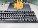 RK R87机械键盘电竞游戏专用电脑办公有线客制化87键青轴茶轴银轴全键热插拔白色 黑色-白光-有线单模 茶轴(45gf段落) 实拍图