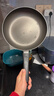 爱仕达（ASD）平底锅不粘锅家用牛排早餐煎锅 少油轻烟燃气灶专用 24cm无盖G14 实拍图
