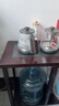 FUNORK全自动上水电热水壶 茶台烧水壶家用办公一体机茶桌茶几嵌入式茶具电茶炉套装 RY-10钛灰色蒸茶款 实拍图