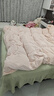 京东京造 220g牛奶绒四件套 A类秋冬加厚高克重法兰绒保暖双人床单枕套被套 1.8米床 蜜桃Milky 实拍图