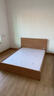 全友家居 现代简约主卧室木板床1.5x2米北欧原木色双人板式床政府补贴 实拍图