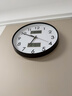 钟小白挂钟客厅钟表2025新款万年历石英钟表挂墙时钟免打孔温湿度家用表 实拍图
