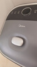 美的（Midea）泡脚桶杀菌洗脚盆加热暖脚电动按摩保暖足浴盆泡小腿可拆洗新年礼物生日送男女友ZL2雅致灰 实拍图
