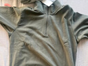 优衣库男装柔滑弹力摇粒绒半拉链套头衫/长袖25秋冬新款481184 54 绿色 XL /180/108B 实拍图