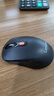 联想（Lenovo） 无线蓝牙双模鼠标 便携办公鼠标 人体工程学设计 适用台式机一体机笔记本平板 Howard黑色 实拍图