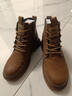 公牛世家【张若昀同款】马丁靴男秋冬季新款增高登山鞋子休闲高帮工装靴子 实拍图