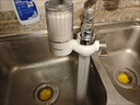 康佳（KONKA）净水器水龙头 厨房家用自来水过滤器 阻水垢除余氯 可视化双出水可清洗滤芯 KPW-LT02 一机4芯 实拍图