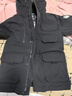 京东京造【进口极寒95鹅绒服】羽绒服男外套女冬季新款中长款 曜石黑 S 实拍图