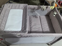优乐博（ULOP）婴儿床可折叠可移动0-3岁宝宝床多功能婴儿床可升降婴儿拼接床 尿布台婴儿床二合一摇篮摇摇床 一键折叠床豪华款 婴儿用品实用新生儿见面礼物便携折叠婴儿床 实拍图