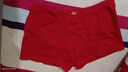 浪莎（LangSha）纯棉男士内裤大红色平角裤本命年骐骥红全棉短裤马年秋冬四角裤男 【2条装】100%棉大红平角款 3XL /185码（建议150-180斤） 实拍图