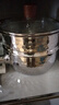 京东京造 雪平锅 锤纹304不锈钢奶锅蒸锅 汤锅辅食锅 炉灶通用 6件套18CM 实拍图