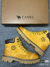 骆驼（CAMEL）王俊凯同款马丁靴高帮秋户外工装大黄靴男 GE122W7757T 金黄 42 实拍图