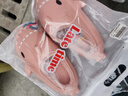 LATE TIME儿童棉拖鞋秋冬女童室内静音防水防滑棉拖鞋家居亲子宝宝鲨鱼棉鞋 粉色 内长16cm 【160】适合脚长约15cm 实拍图