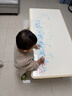 育才儿童桌椅花生桌可升降涂鸦幼儿园学习画画桌宝宝积木玩具游戏桌椅 小黄蜂长方桌120X60CM 配两椅 实拍图