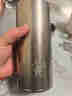 丽贝德商务钛杯保温杯内外纯钛泡茶杯大容量礼盒 皓月银 460ML 实拍图