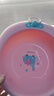 CHAHUA茶花 儿童抗菌洗脸盆31.7cm1只加厚塑料盆洗衣服洗脚盆粉色* 实拍图