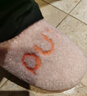朴西棉拖鞋女士居家秋冬季室内保暖防滑毛绒情侣厚底棉拖 粉色 38-39 实拍图