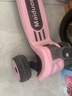 迈多米滑板车儿童3-6一12-10一15岁男大童成人代步折叠踏板溜溜车 樱花粉【2-18岁可用】封闭闪光轮 实拍图