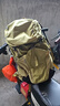 迪卡侬登山包徒步背包双肩包MH500新款户外旅行轻量化背负系统大容量 淡黄绿-38L带顶包 升级新款 实拍图