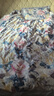 富安娜床上四件套 100%全棉数码印花床单被套 双人加大 230*229cm紫家居馆 实拍图