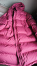 保姆鹅  【风墙】儿童羽绒服宝宝中长款护脸加厚外套保暖童装[NG2664] 石榴粉 150 实拍图